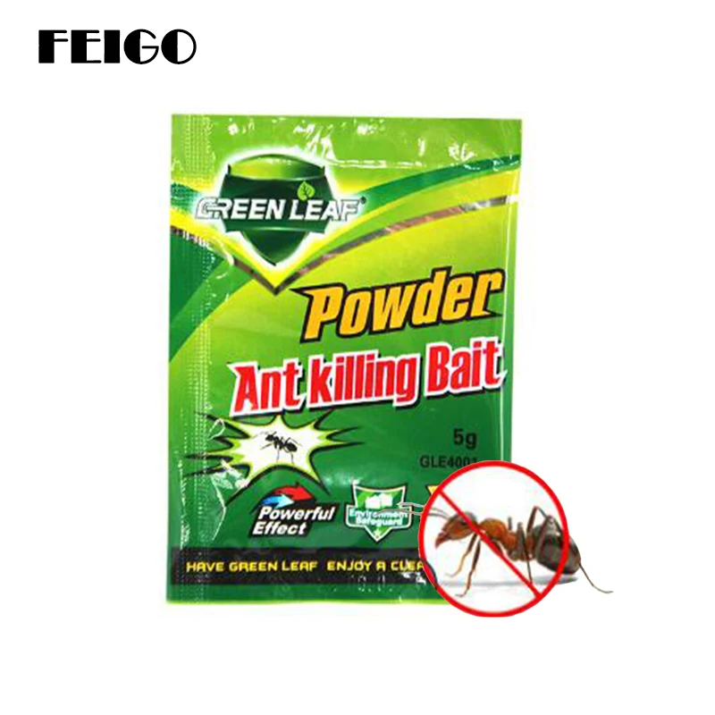 

FEIGO 3Pcs Powerful Ant Baits Drug Powder Killer Insect Net Bait Reject Catcher Pest Control Repeller Pests Kill Black Ants F53