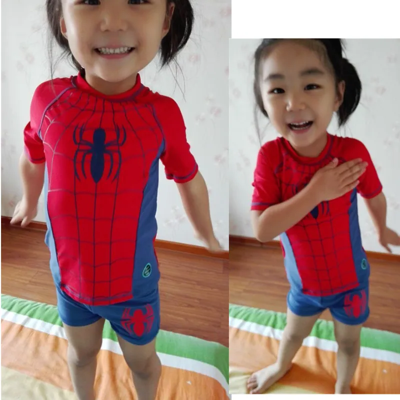 girls spiderman bathing suit