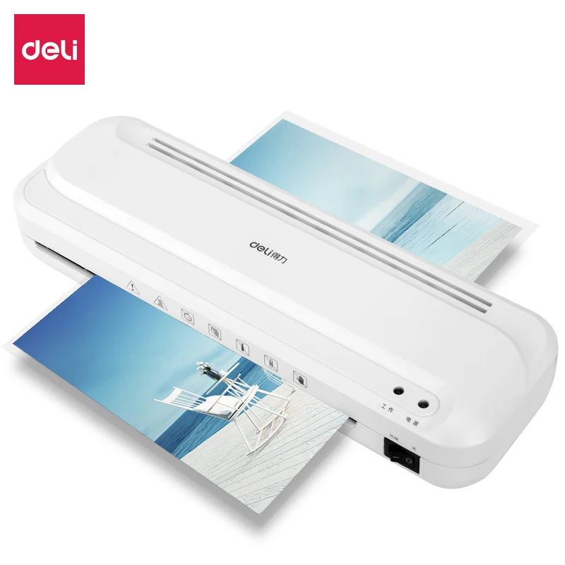 

Deli Portable photo Laminator Machine Paper/File/Picture ]/Card/Document Film Thermal Laminating Machine Paper Trimmer Cutter