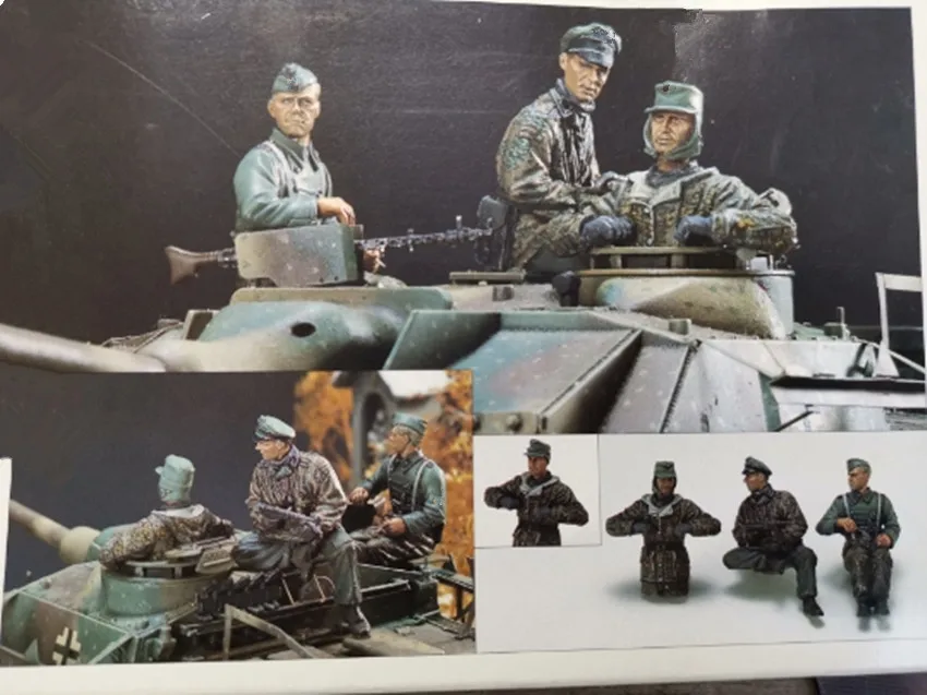 1/35 модельная фигурка из смолы разобранный Неокрашенный набор 00772|Наборы для