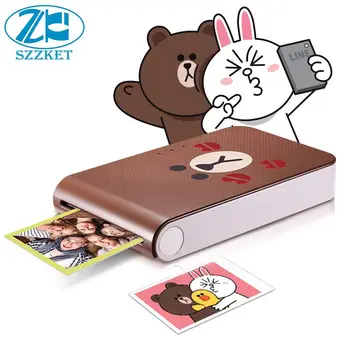 

Mobile phone photo printer home wireless portable mini pocket photo printer without ink photo printer