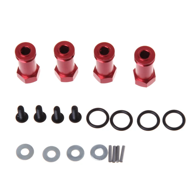 Cheap 4pcs 12mm M12 Aluminum Wheel Hex Hub M30 30mm Extension Adapter 1/10 RC Car BC0814 Drop shipping