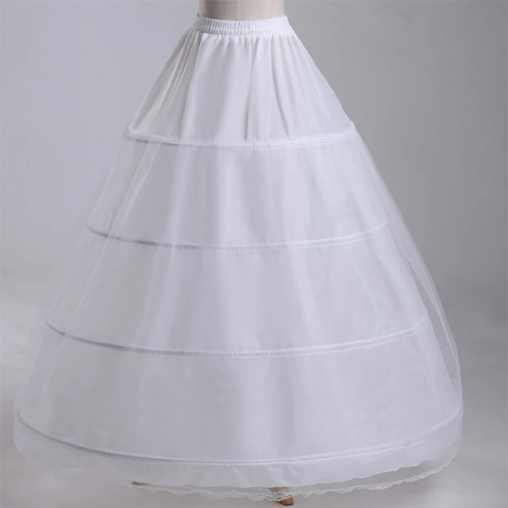 

Wedding Petticoat 4 Crinoline Slip Underskirt Bridal Dress Hoop Vintage Slips