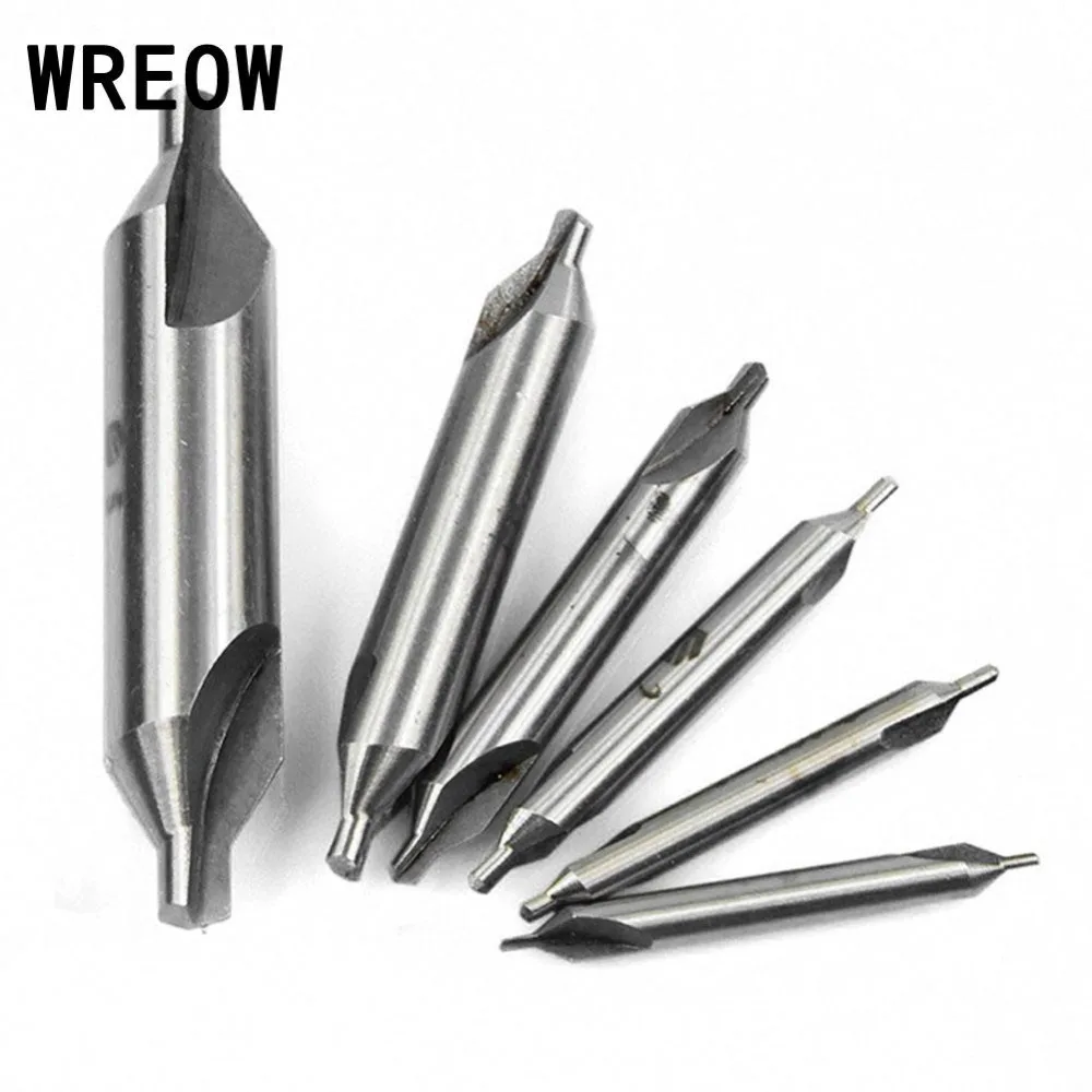 5 Piece HSS 60 Degree Combined Lathe Mill Center Drill Bit Countersink Bit Set Tool HSS M2 Pouch Packed # 1,2 3,4,5 5 Piece HSS 60 Degree Combined Lathe Mill Center Drill Bit Countersink Bit Set Tool HSS M2 Pouch Packed # 1,2 3,4,5