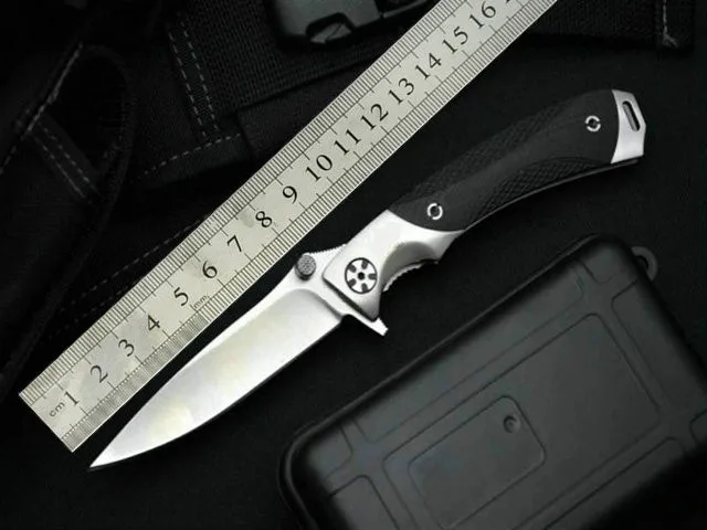 

HOT BL-02 Handmade Camping Folding Knife 7CR17MOV Blade G10 Handle Hunting Tactical Fruit Pocket Knives EDC Utility Tools