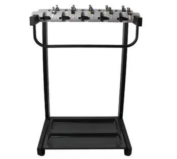 

12 Locking Heads Umbrella storage rack Office Umbrella support Umbrella Stand with wheels