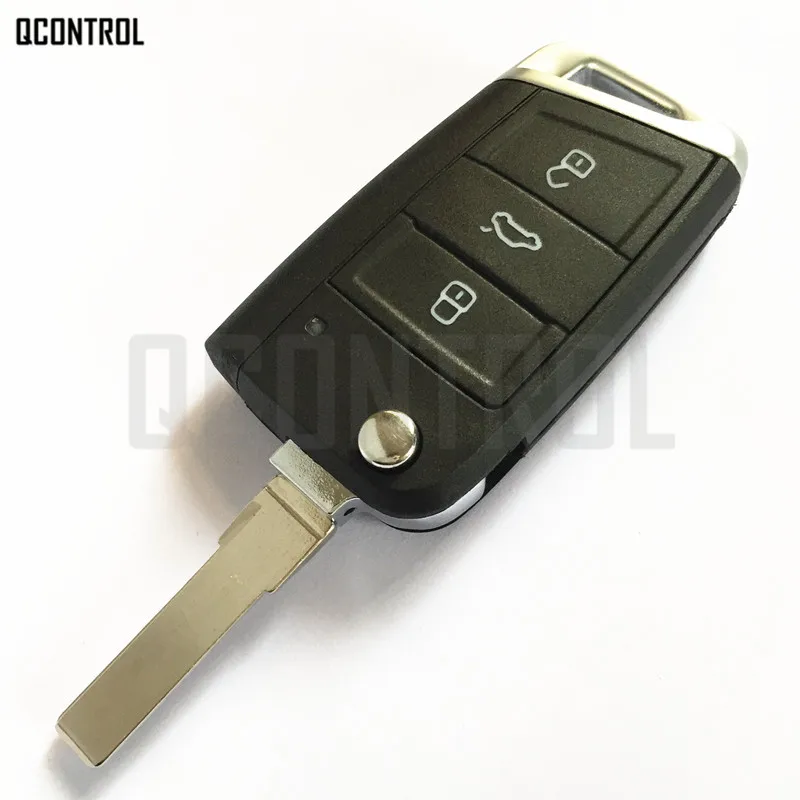 QCONTROL дистанционный ключ костюм для VW/VOLKSWAGEN MQB GOLF VII 7 MK7 без ключа-Go