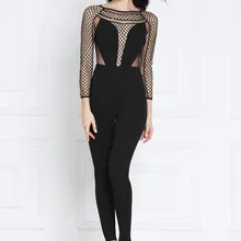 Стиль номер P050; пикантный стиль Ким Кардашьян; брючный костюм