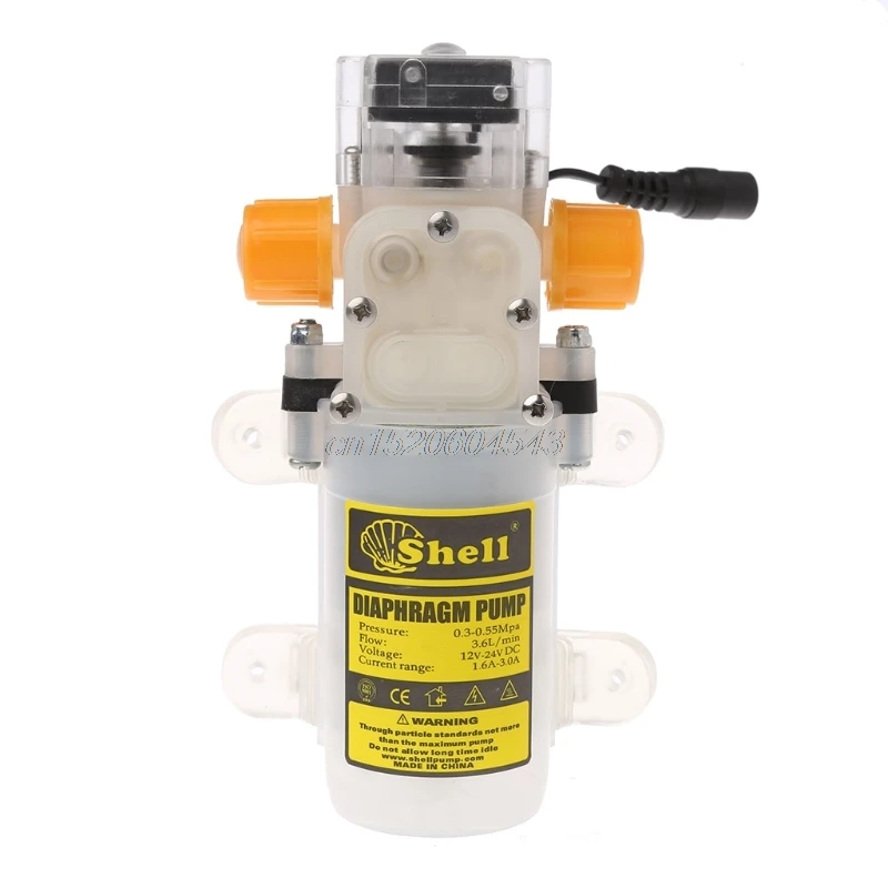 Ceny DC 12V 70W food grade membranowa pompa wodna samozasysający wzmacniacz pompy z przełącznik automatyczny 300L H dla mleka czerwonego wina S06