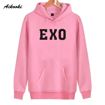 

EXO Hoodies men/women Sweatshirt Fashion Casual Cotton Aikooki men's Hoodies Sweatshirt Harajuku EXO Hoodie women Clothes Tops