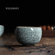 1 шт шесть цветов Китайский Longquan Celadon фарфоровые Gaiwan чайные чашки фарфоровая чаша 100 мл китайский заварочный чайник Celadon Crackle чайная чашка
