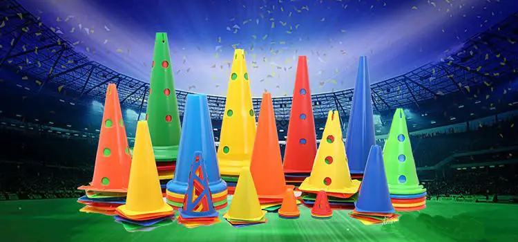 5 Pcs Cones Discs Soccer Football Training Sports Entertainment AccessorieODUS 