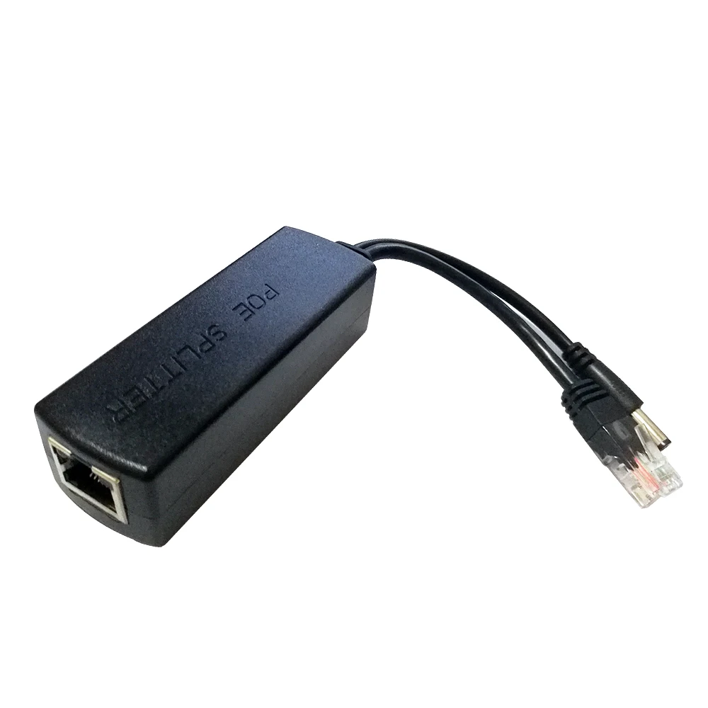 POE сплиттер 48 В вход 12 выход коммутатор IEEE802.3af/AT питания кабель адаптер для ip