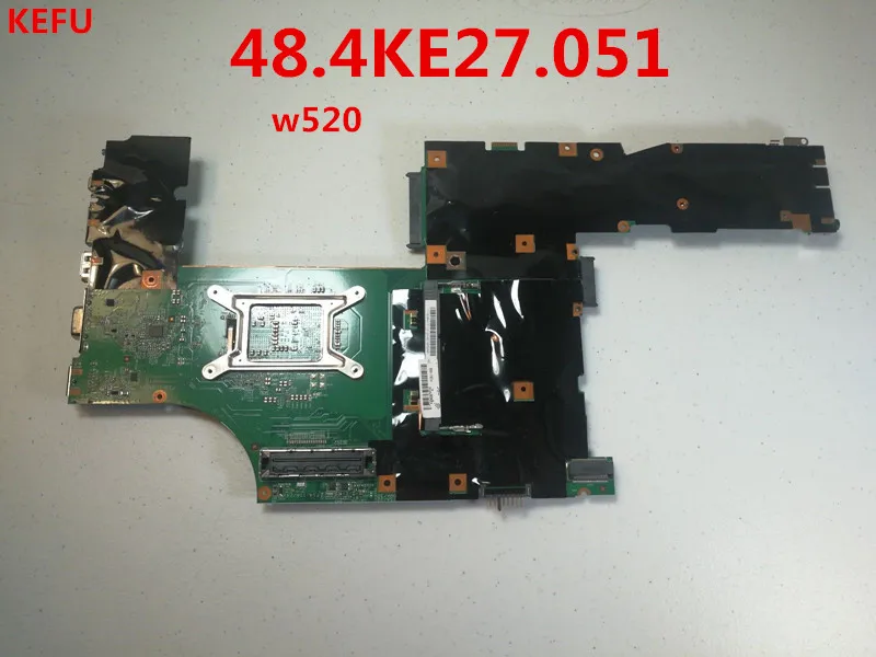 KEFU 04W2029 For LenoVo w520 laptop motherboard 48.4KE27