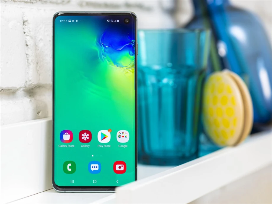 Samsung Galaxy S10 G9730 Dual Sim открыл мобильный телефон Snapdragon 855 Octa Core 6," 16MP и 12MP 8 GB Оперативная память 128 GB Встроенная память NFC