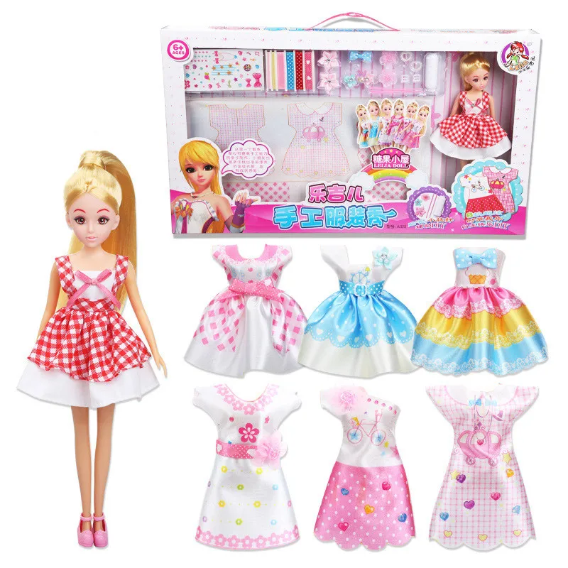 Lelia dolls DIY Dress up fashion Doll girls toy Sets