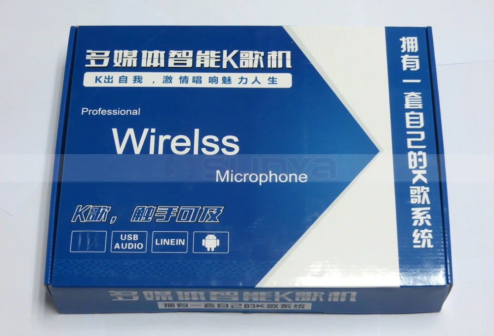K5 беспроводной караоке плеер Профессиональный UHF V4.0 микрофон домашний автомобильный караоке эхо система пение микрофон коробка