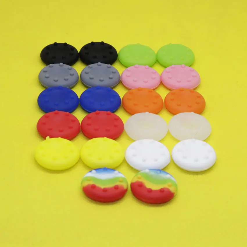 Joystick Caps Colorful Silicone Analog Controller Thumb Stick Grip Thumbstick Cap Cover Key Protector For PS4 for XBOX ONE