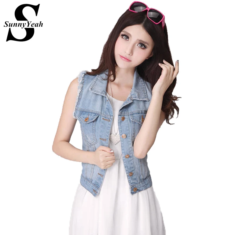 SunnyYeah Casual Denim Jacket Women 