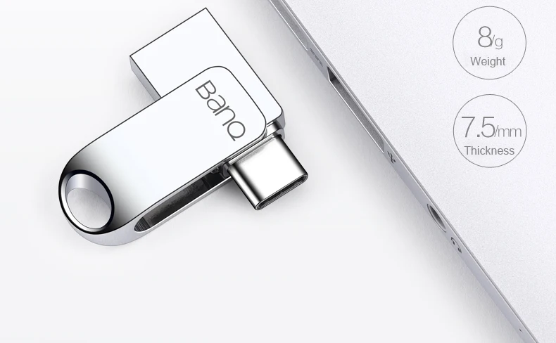 BanQ C61 USB флеш-накопитель 32 Гб OTG металлический USB 3,0 флеш-накопитель ключ 64 Гб Тип C высокоскоростной мини-флеш-накопитель карта памяти 16 Гб