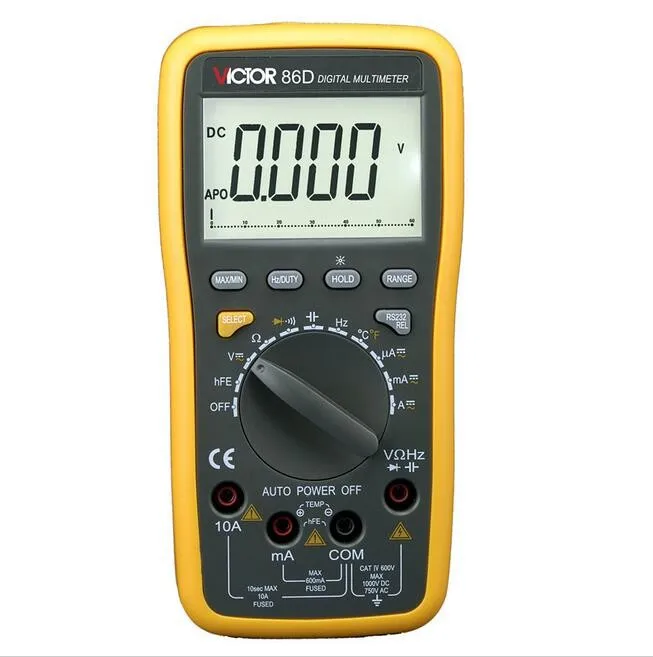 Victor VC86D Digital Multimeter with RS232 and USB jack Temperature