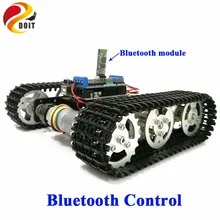 DOIT Bluetooth Control Metal Robot font b RC b font Tank font b Car b font