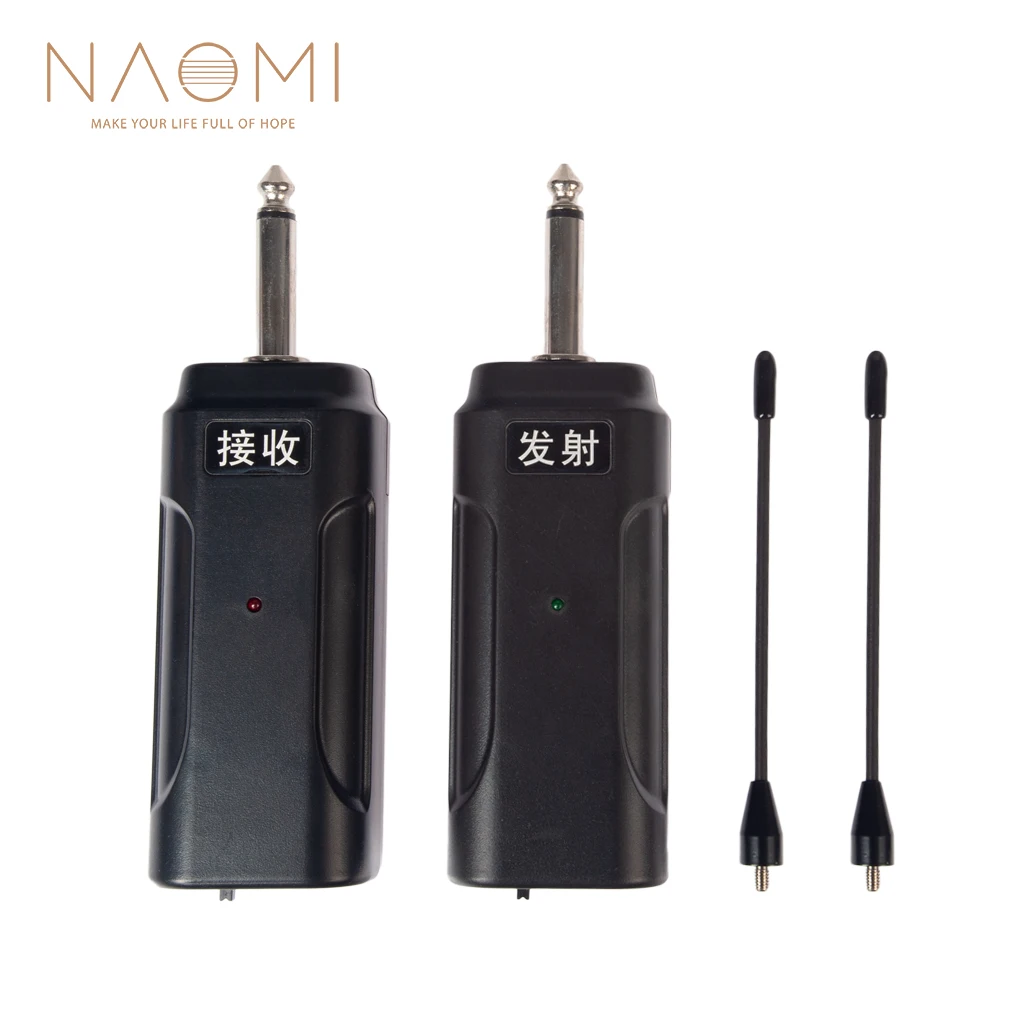 

NAOMI Music Portable Entertainment Sender Black Guitar Receiver Professional Accessory Sender & Receiver New