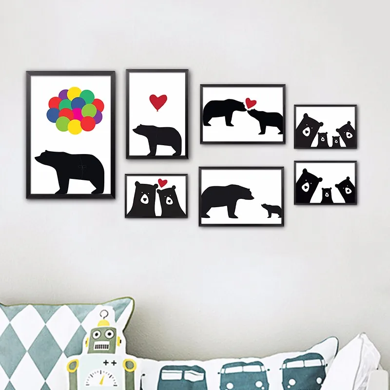 scandinavian nursery prints