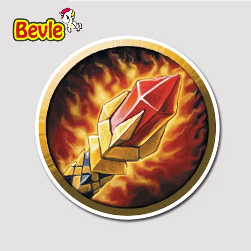 Bevle 9006 Hearthstone Master Jaina Proudmoore Sign Waterproof Stickers Laptop Luggage Fridge Car Graffiti Cartoon Sticker