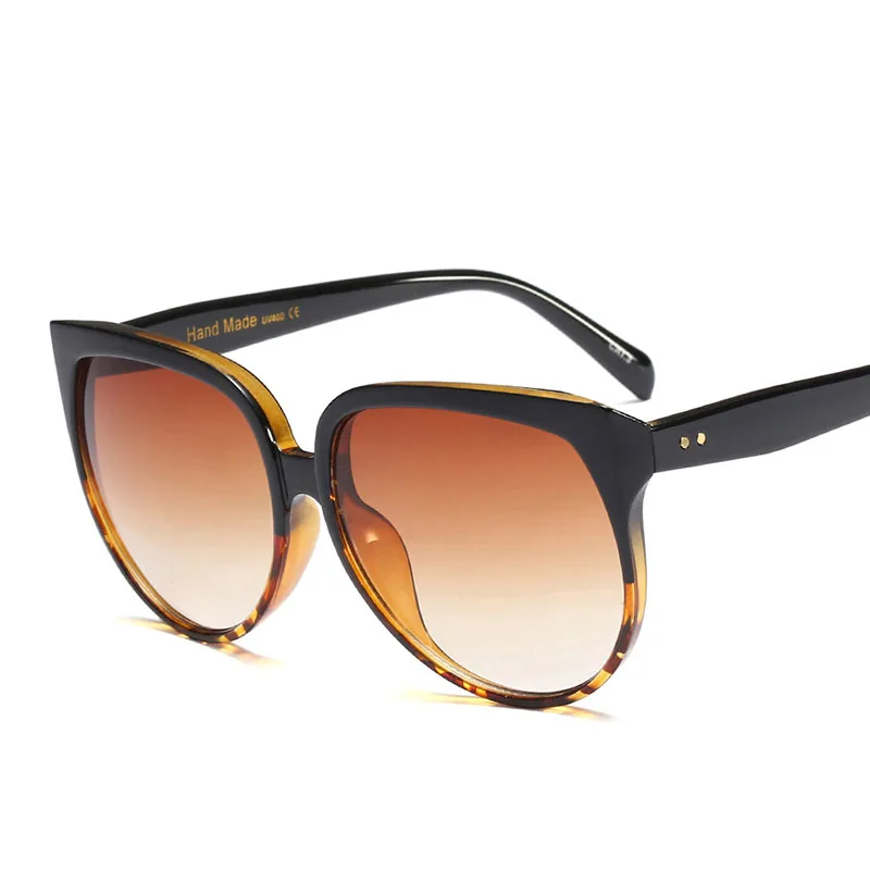Emosnia секс кошачий глаз солнцезащитные очки для женщин солнцезащитные очки для дам винтажные Ретро большие очки «кошачий глаз» UV400 очки