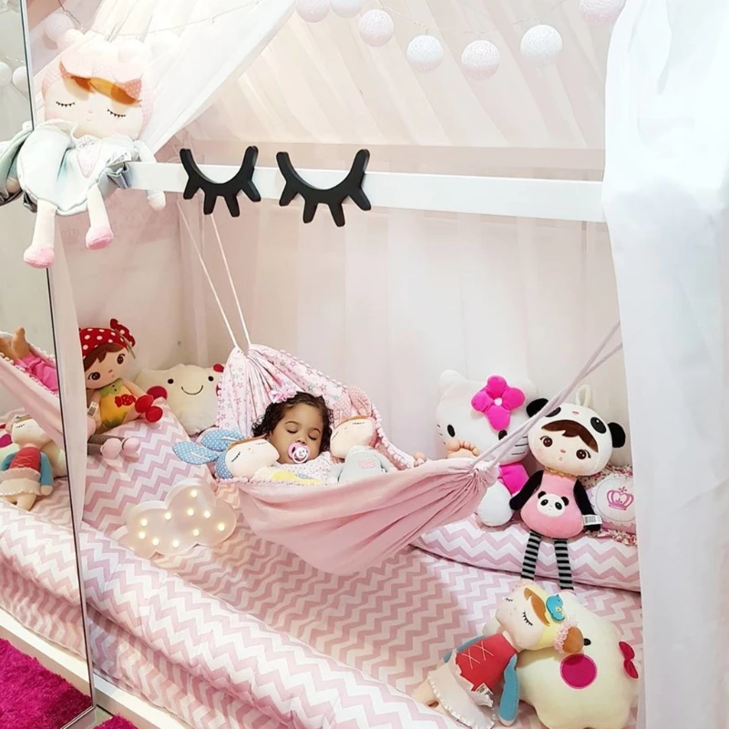 Детский гамак дома открытый Съемная Портативный Удобная кровать комплект младенческой гамак Прямая доставка