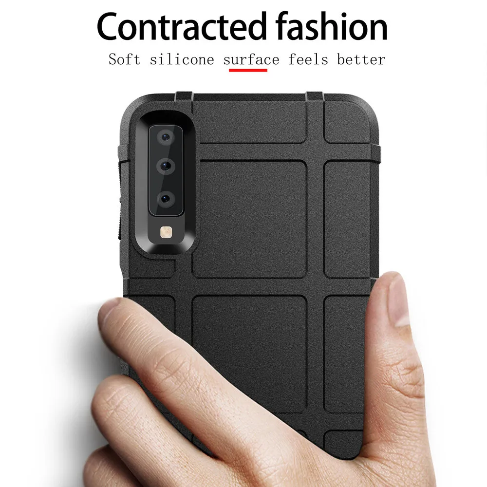 

For Samsung Galaxy A7 2018 Case Armor Soft Silicone Rugged Shield Cover For Samsung A7 2018 A750 Shockproof Protection Cases