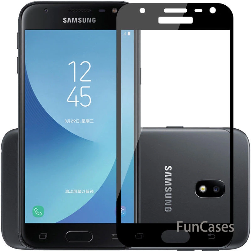 

Full Cover Tempered Glass For Samsung J4 Plus J6 J8 2018 Screen Protector For Samsung Galaxy J5 2017 J3 J7 2016 Protective Film