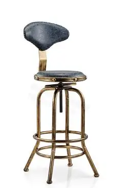 0010 железо барный стул. Высокий Винтаж парикмахерские стул .. 2212