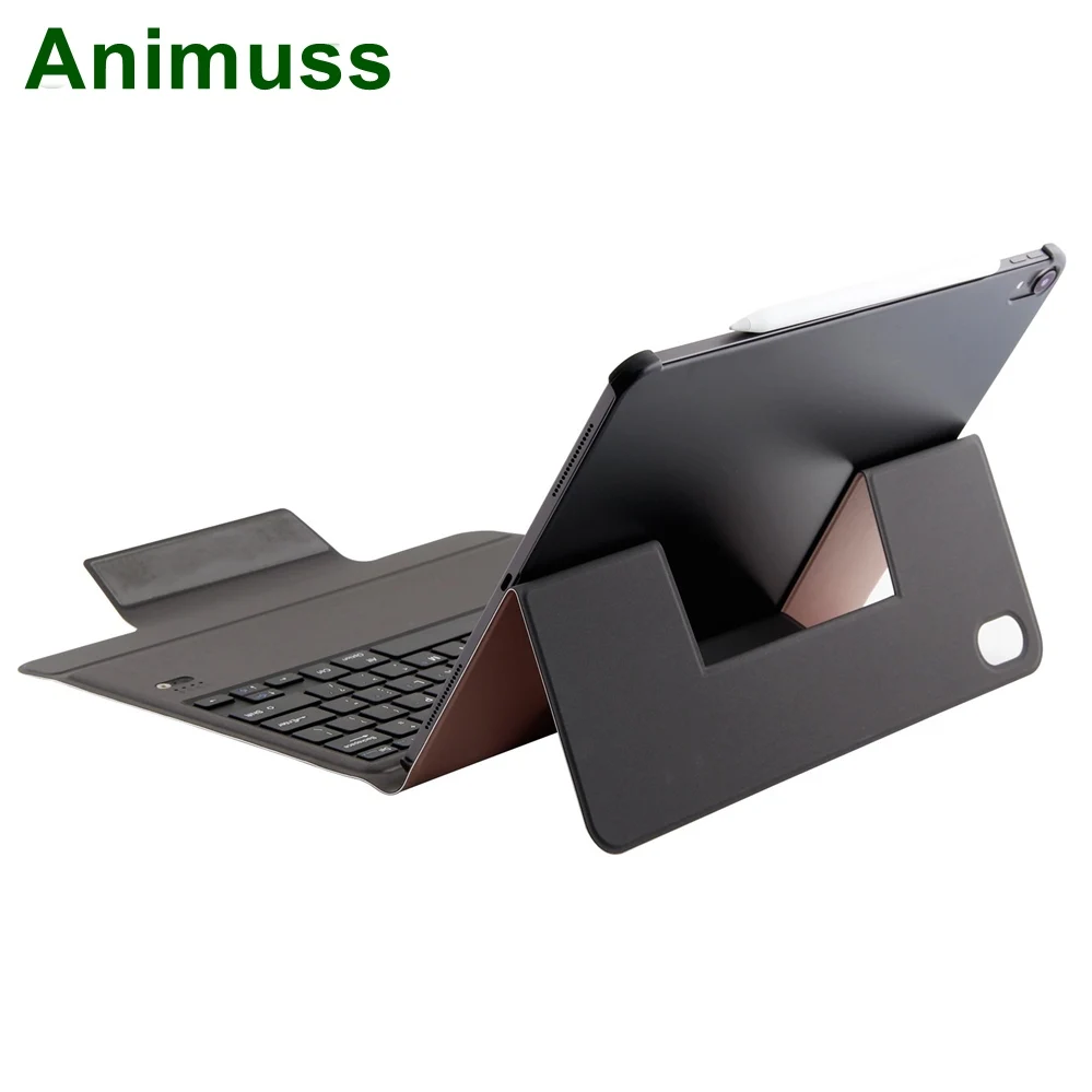 

Animuss Wireless Keyboard For iPad Pro 12.9 case Bluetooth Keyboard Ultra Slim Keyboard Case Shockproof Case Cover Anti-dust