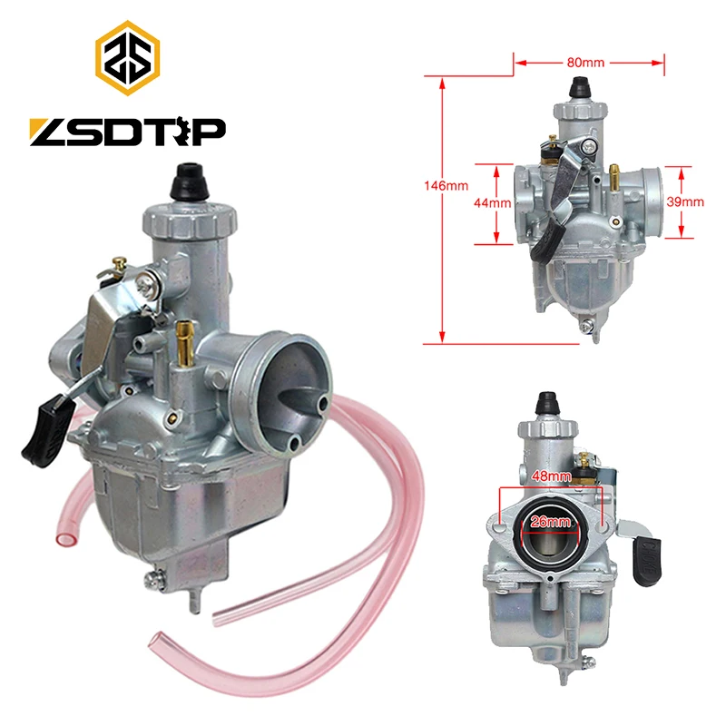 ZSDTRP carburateur Mikuni VM22, 26mm, pour moteur 125 /140/150/160cc, Dirt Bike, ATV, Quad