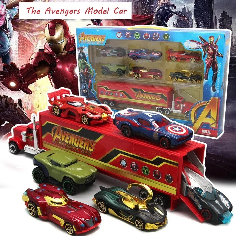 

2019 Scale 1:64 The Avengers VS Justice League Car Alloy Diecast & Toy Vehicle DieCast Car Model Toys For Children HotWheelsing
