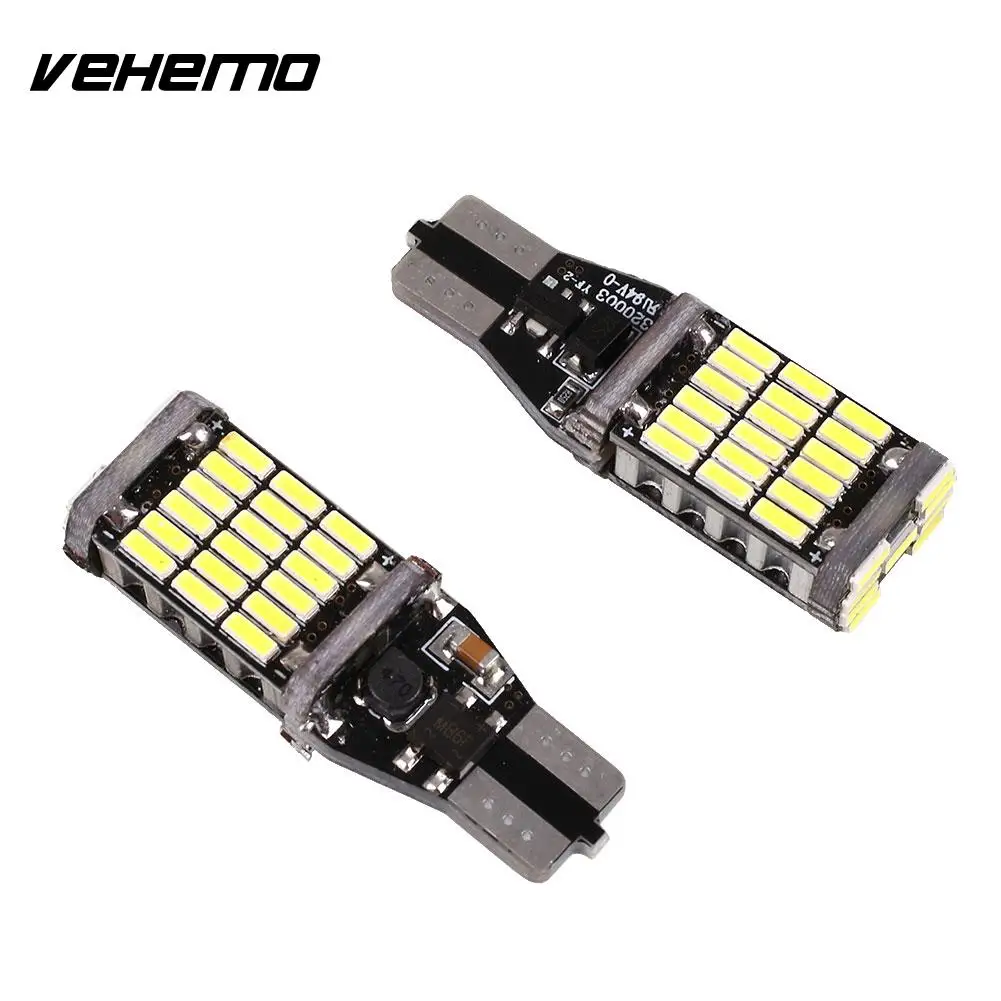 

2PCS T15 4014 45SMD DC12V 6000K Auto Steering Light Car Tail Daytime Light