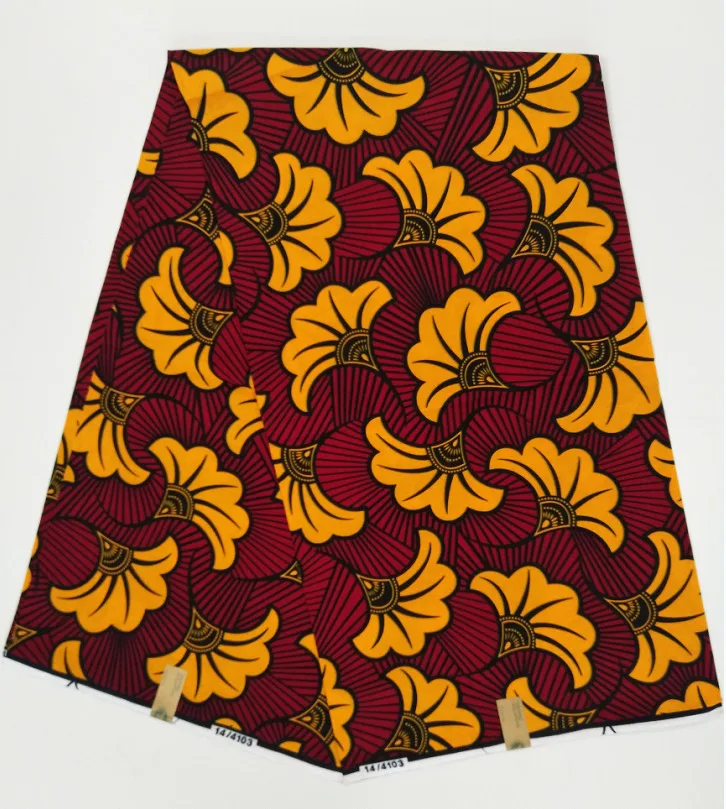 Новая настоящая хлопчатобумажная африканская ткань воск настоящий стиль гарантированный настоящий голландский воск настоящий, из Анкары воска настоящий - Цвет: as picture