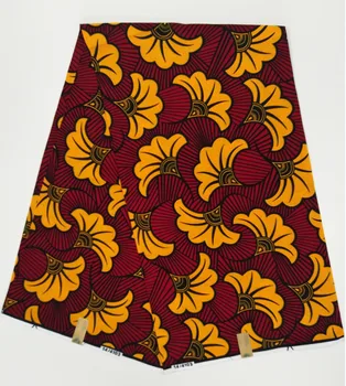 

Free Shipping Soft Ankara Hot Wax Veritable African Veritable Real Pagne Wax Veritable Wax Veritable For Women Dress 6yards