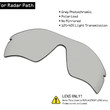SmartVLT поляризованные солнцезащитные очки Сменные линзы для Оукли Радар Путь-серый фотохромный