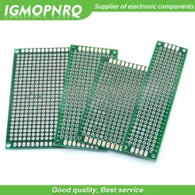 4 Uds 5x7 4x6 3x7 2x8 cm 5*7 4*6 3*7*2*8 de doble cara de cobre pcb prototipo placa universal cueva Placa de placa de circuito