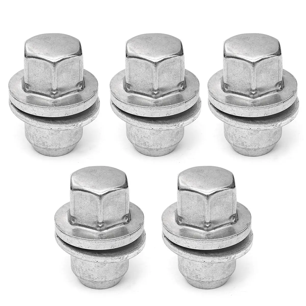 RRD500290 5Pcs Stainless Steel Wheel Nut Cap For Land Rover Discovery 3 4 Range Rover L322 Sport 2004 2005 2006 2007 2008 2009