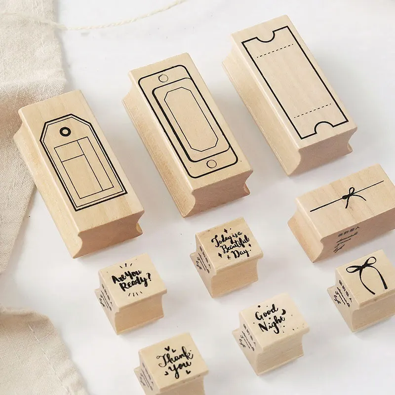 Clear Stamps for Scrapbboking Wooden and Rubber Stamps Diy Craft Clear