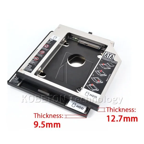 SATA 3,0 на Sata 2nd HDD Caddy 12,7 мм SSD чехол Корпус Optibay для IBM lenovo Thinkpad R400 R500 T420 T430 T520