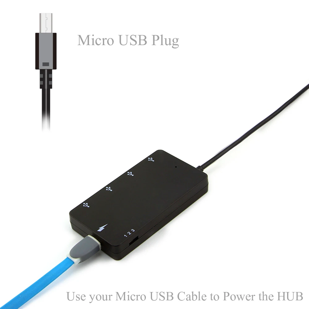 CHYI USB C Hub для 2 0 Micro порт зарядки 4 порта USB2.0 разветвитель адаптер Type OTG Macbook Pro