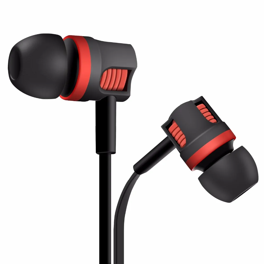 Наушники с сильным басом для Xiaomi iPhone samsung MP3 MP4 линейный контроль наушники