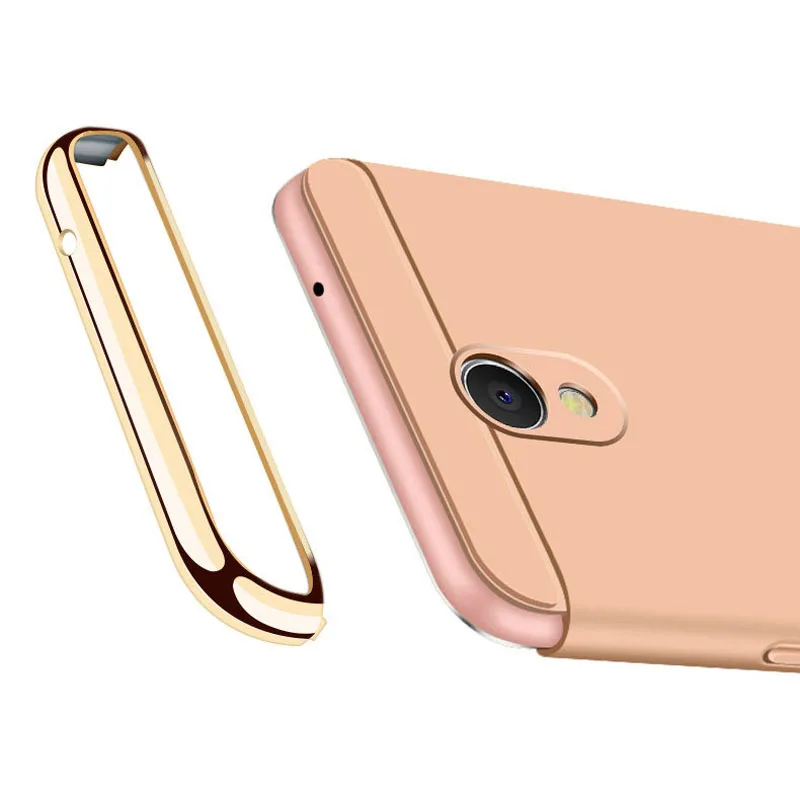 Чехол для Meizu M6 роскошный 3 в 1 полная защита покрытие противоударный задняя