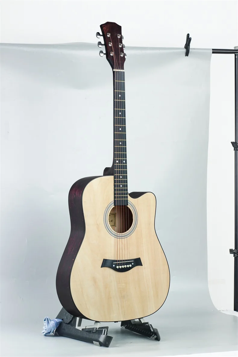 Новейшая модель; большие размеры 41-дюймов в народном стиле гитары полный липа Гитары много цветов и самая последняя летняя модель