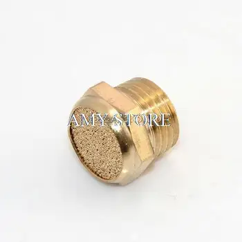 

Pneumatic Air Breather Vent Silencer Muffler Threaded BSP 1/4"